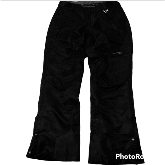 Sun Ice Size Medium Stormpack Insulated Cargo Ski/Boarding Pants Black - Picture 1 of 15